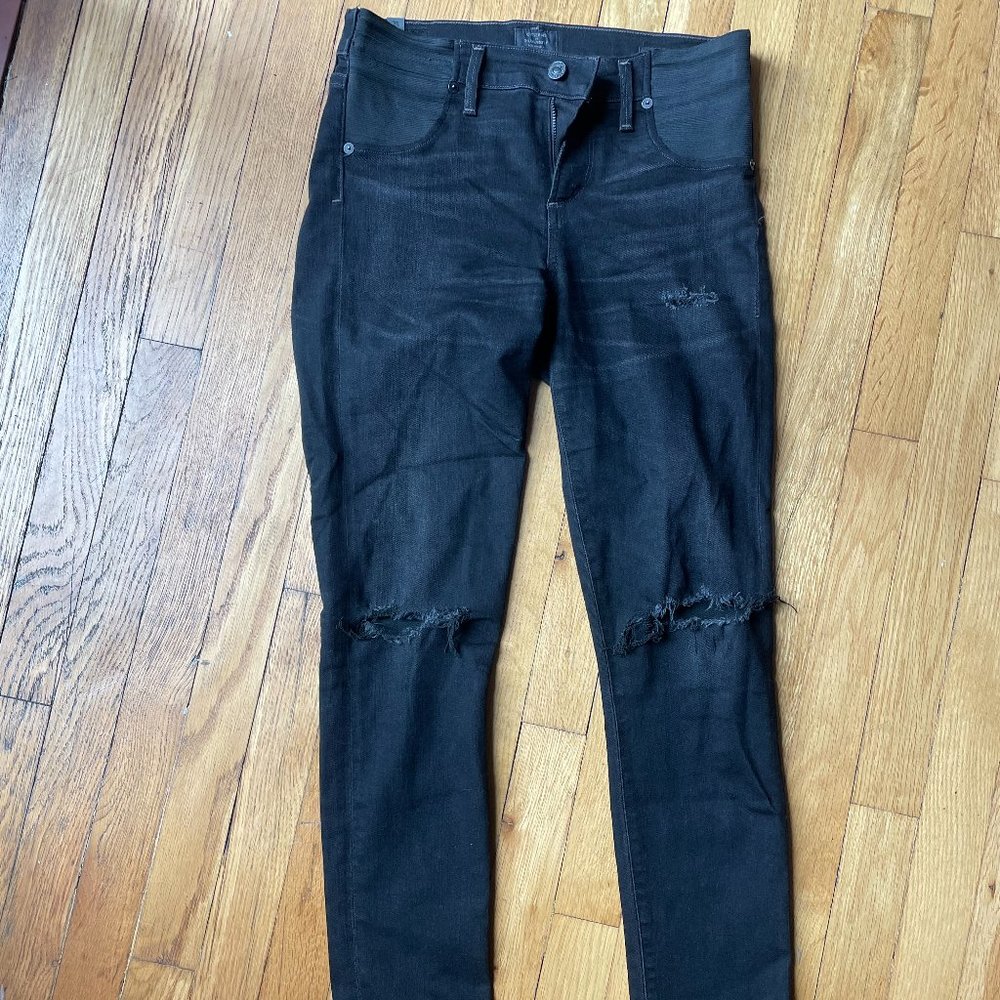 Citizens of Humanity Black Maternity Jeans Size 26